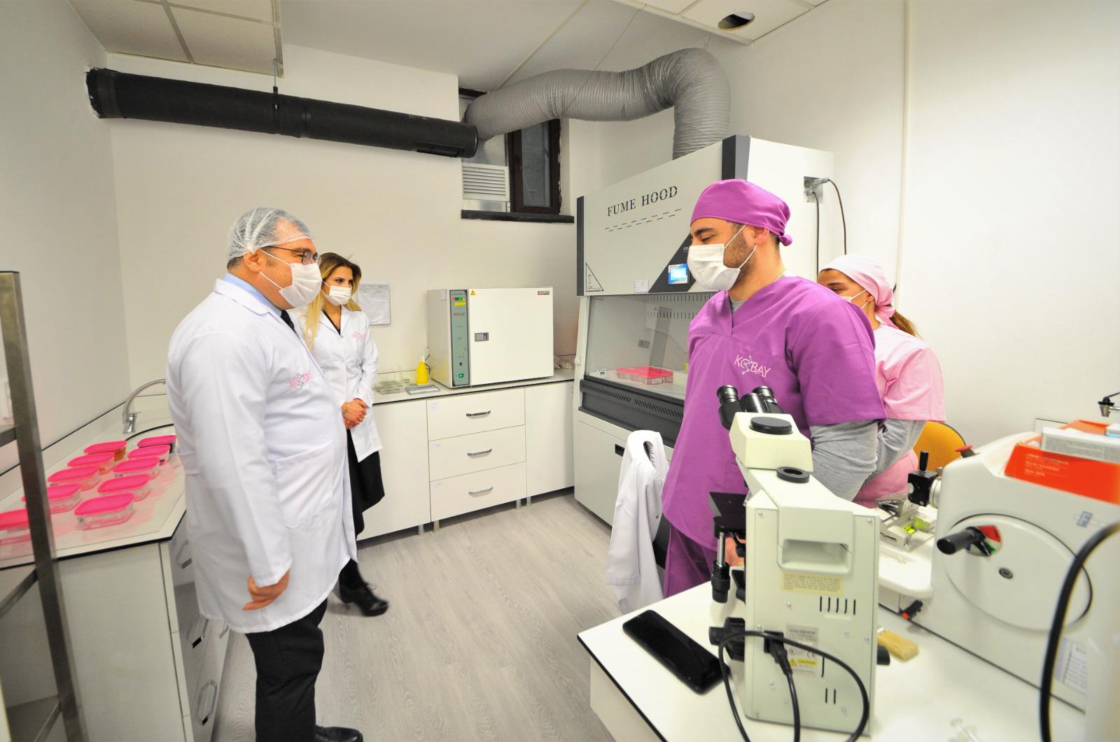 Tübitak Başkanımız Sn. Prof.Dr. Hasan Mandal Laboratuvarımızı Ziyaret etti